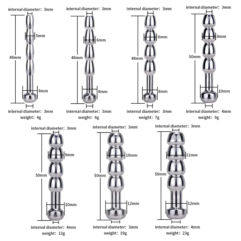 Metal Urethral Catheter Dilator Horse Eye Stimulation Adult Sex Toys for Men Gay Sounding Penis Plug Insert Urethra Catheter