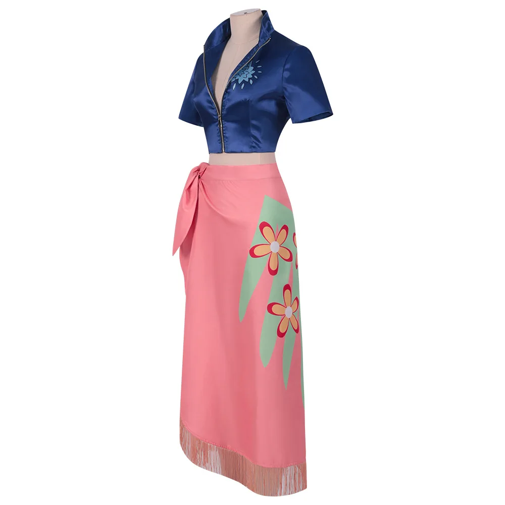 Anime Cosplay Costume Dress Outfits Nico Robin Cosplay Costume  Party Suit Costumes For Girl Halloween Carnival Suit - view 4