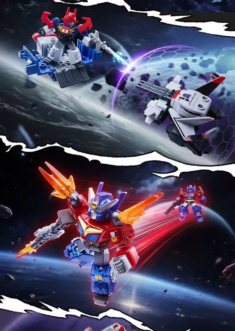 Neue Original Blokees Transformers Defender Version Wave 8 Blind Box Seltene Figur Stellar Optimus Prime Megatro Mystery Box Geschenk – Detail 10