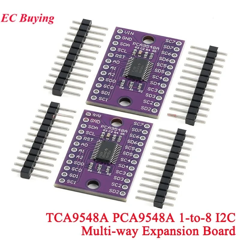 10Pcs/1pc TCA9548A PCA9548A 1-to-8 8-way I2C IIC Multiplexer Breakout 8 Channel Expansion Board Development Module for Arduino