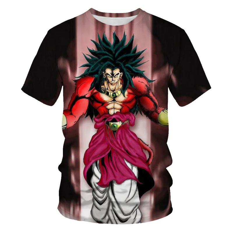 Sommer heiß verkauftes neues 3D-Druck-Design-T-Shirt Dragon Ball Top Wukong Super Saiya Junge und Mädchen Outdoor-Casual-T-Shirt