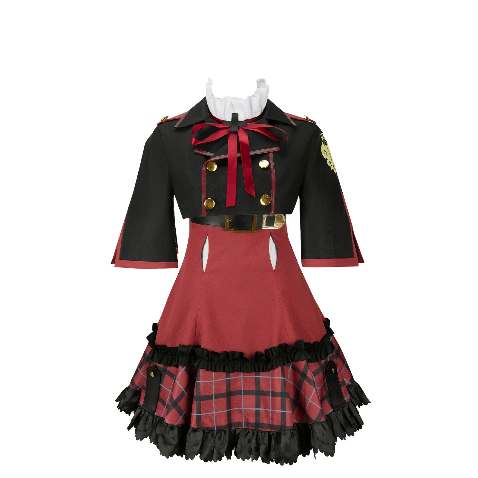 Anime Asagi Mutsuki Cosplay Costume For Women Adult Jk Uniform Red Skirt Blouse Hairpin Bracelet Halloween Party Carnival Suit