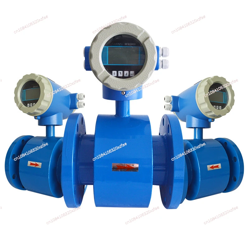 Electromagnetic Flowmeter High Precision Wastewater Liquid Sewage Anticorrosion DN50 Explosion-proof Electromagnetic Flowmeter