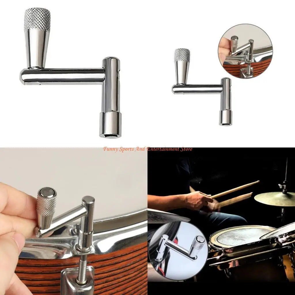 

C4DE Ключ для настройки барабанов Перкуссионный аппаратный инструмент Марширующий барабан Непрерывная клавиша стандартной Ключ