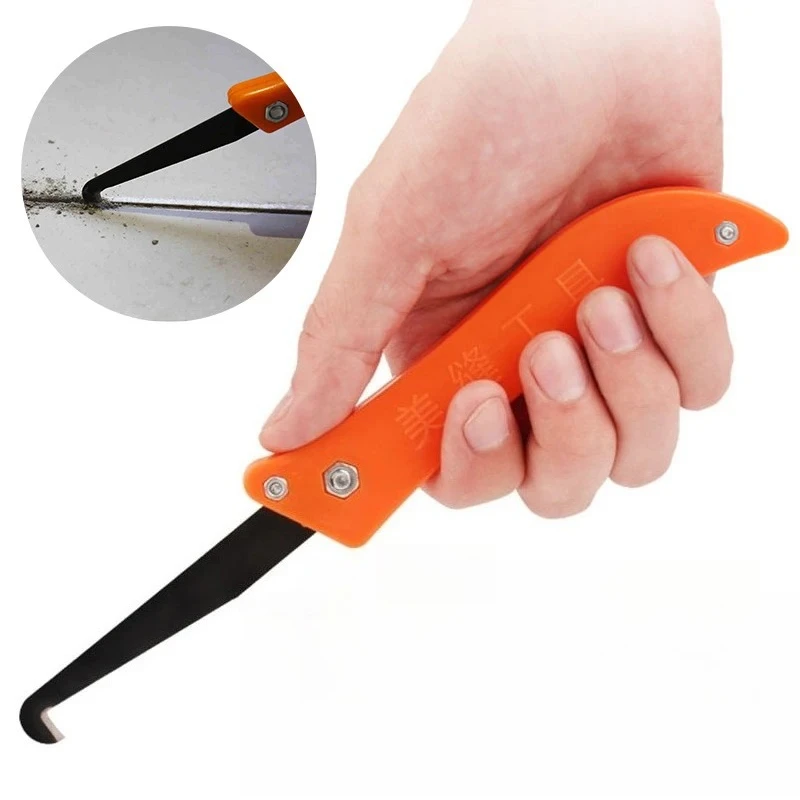 YUANJ 1/3/5PCS Professional Gap Hook Knife Tile Repair Tool Old Mortar Cleaning Dust Removal Steel Construction Hand Tools