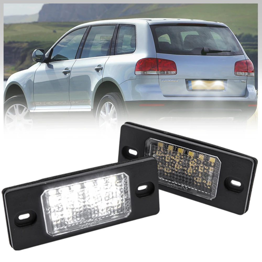 2x фонарь для номерного знака для VW Touareg 2003-2010 Tiguan 2007-2018 Golf 5 passat B5 Bora Porsche Cayenne 955 957 2x фонарь для номерного знака для VW Touareg 2003-2010 Tiguan 2007-2018 Golf 5 passat B5 Bora Porsche Cayenne 955 957