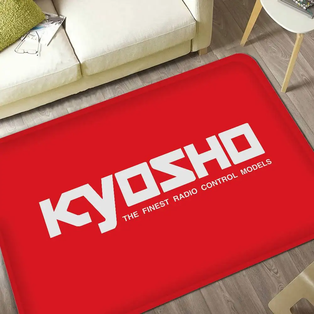 Kyosho Japan RC Logo Küchenmatte, günstiger, rutschfest, modern, für Wohnzimmer, Balkon, bedruckt, moderne Heimdekoration