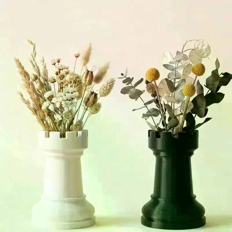Creative Chess-Shaped Pen Holder Simple Storage Box For Cosmetics,Stationery, Makeup Brush Organizer Desktop Decor Gift