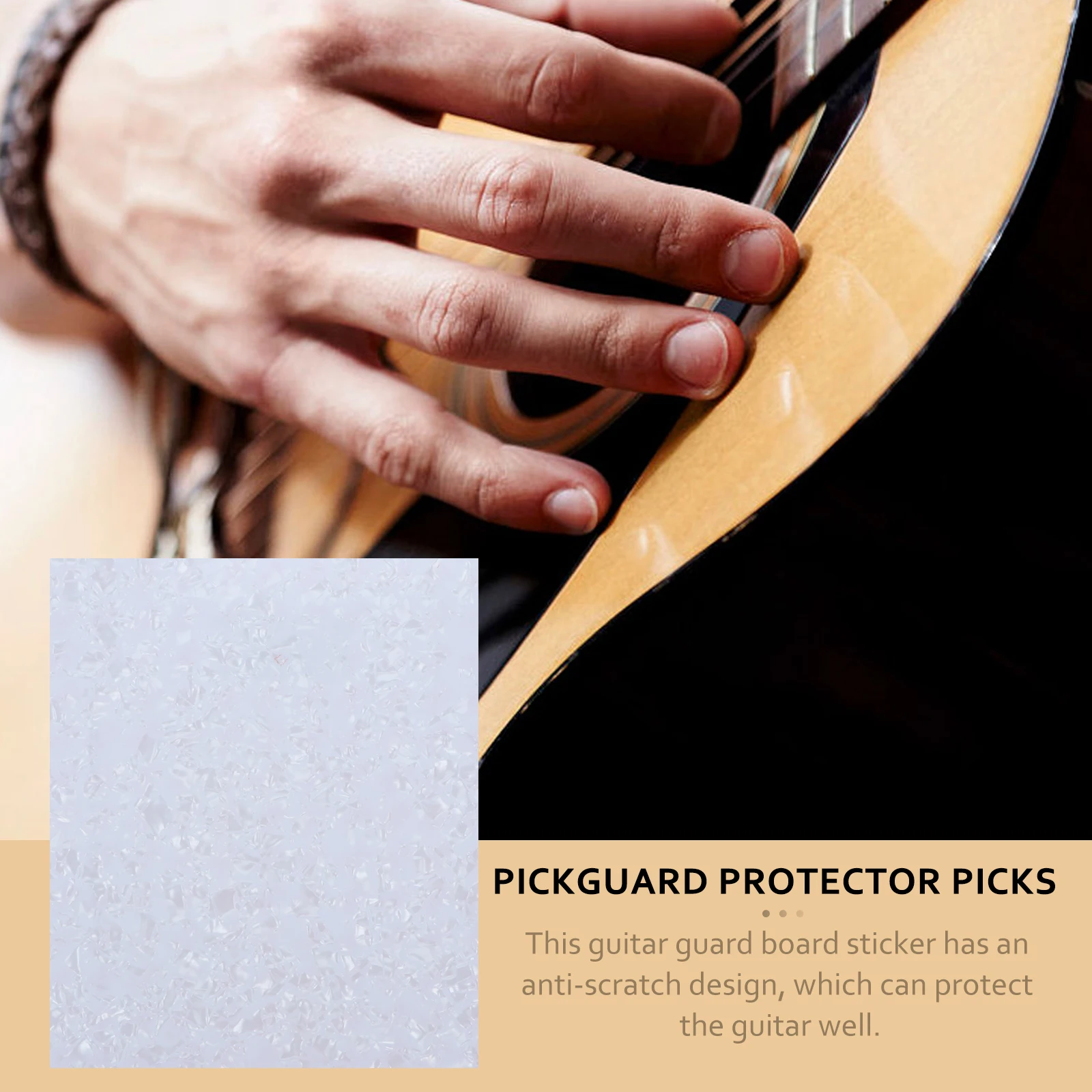 

Guitar Pickguard Blanks Anti-scratch Partial PVC Stickers Board Protection Guitar Components