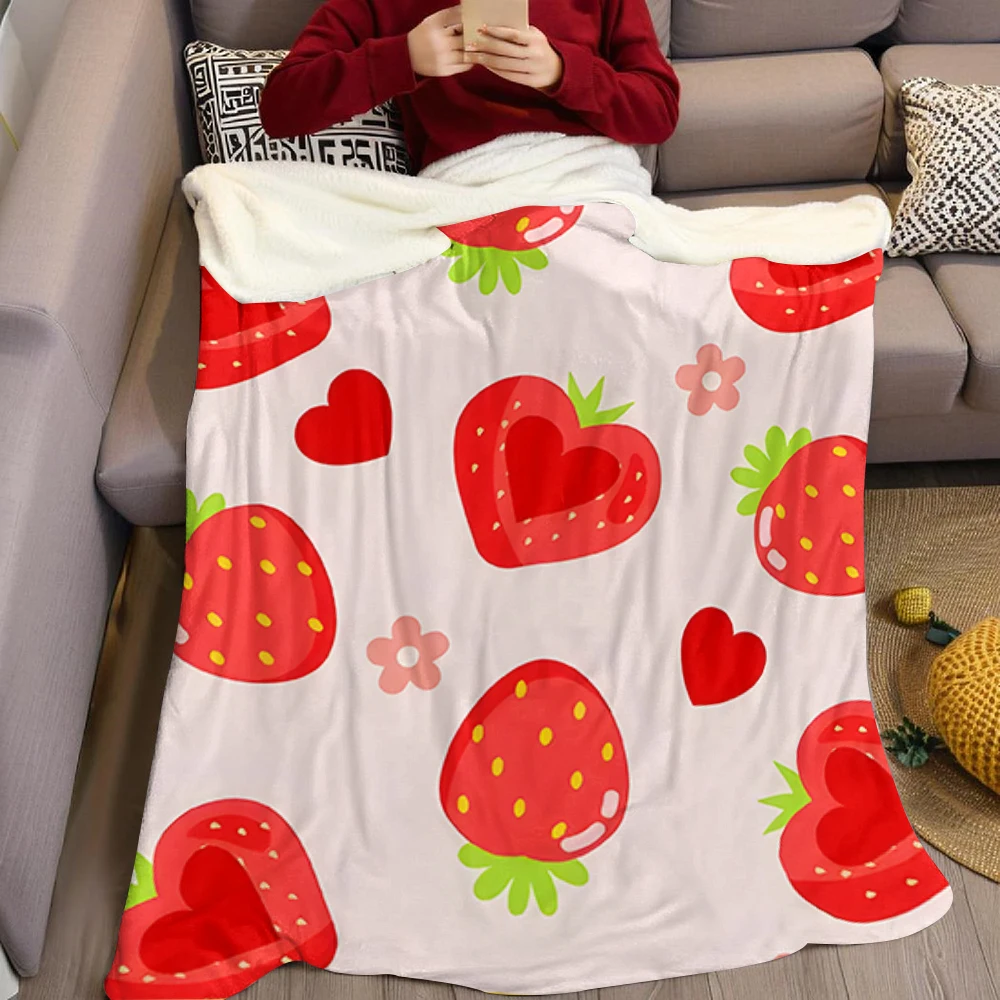 Banana Slices Dense Flannel Blanket Soft Cozy Throw Blanket for Bed Sofa Couch Fuzzy Plush Bed Cover