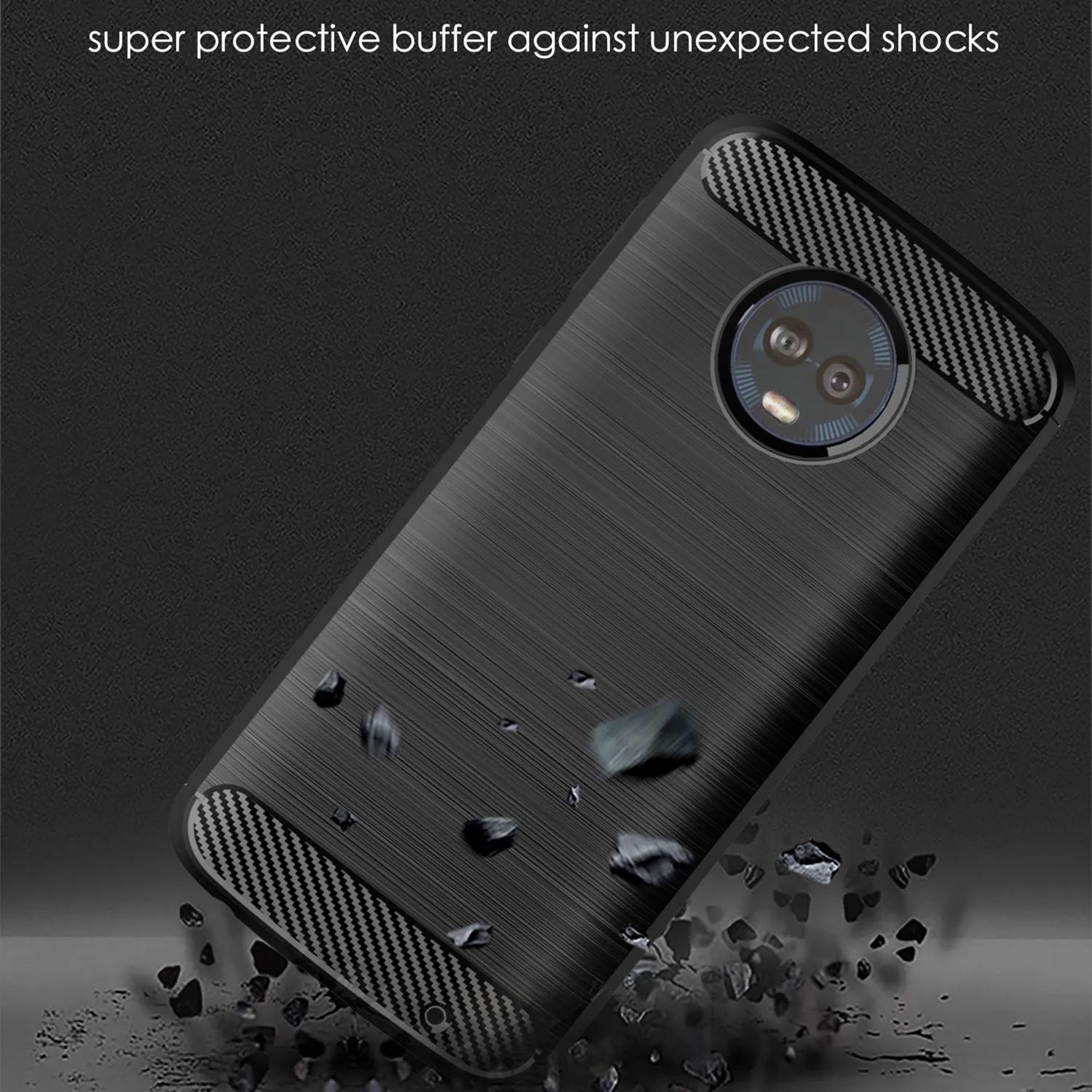 Frosted Case For Moto G6 Plus G6 play G6+ Anti Shock Cover for Motorola G6plus moto g6 Shockproof Carbon Fiber Cases