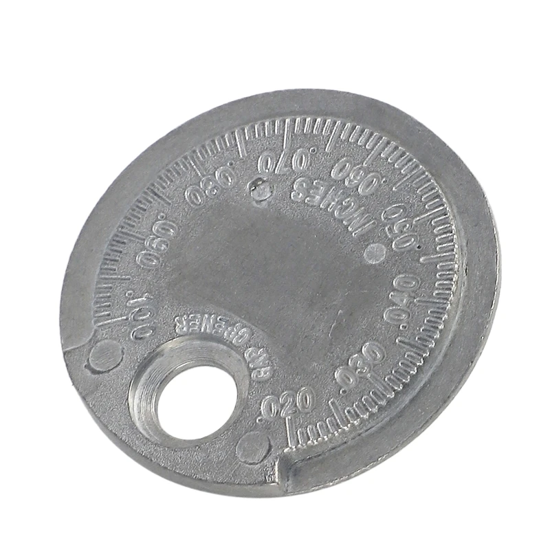 Spark-Plug Gap Gauge Tool Measurement Coin-Type 0.6-2.4Mm Range Spark-Plug Gage