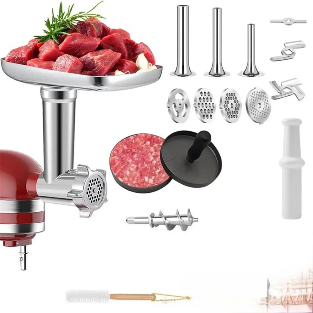 For KitchenAid Meat Grinder Enema Accessories Chef Machine Cheese Shredded Sliced Meatloaf Cover Combination