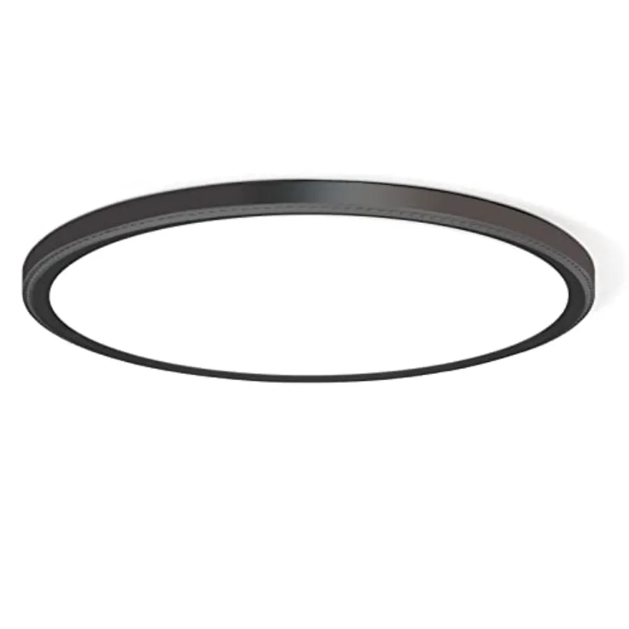 

3200lm LED Flush Mount Ceiling Light, Super Slim 12 inch LED Ceiling Light, 5000K LED Ceiling Light for Bedroom, Living Room, D