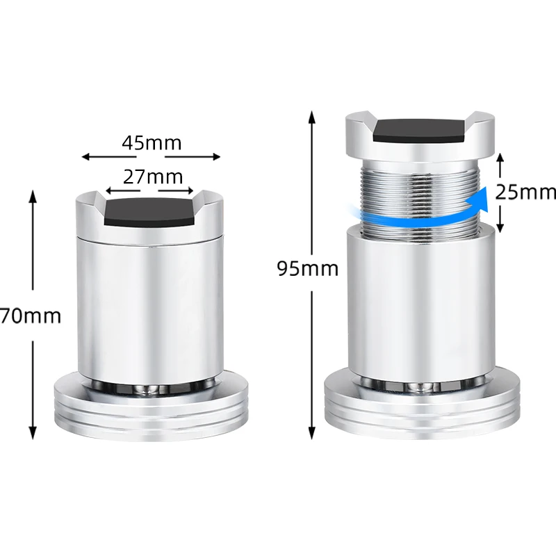 قطعة واحدة HIFI قابل للتعديل الصوت كابل الطاقة قوس حامي سبائك الألومنيوم كابل صينية آلة ترايبود