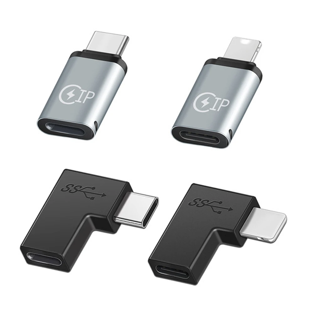 USB C Male To Lighting Female Adapter Bidirectional Reversible Type C Charging Data Sync For Cable Converter Charger