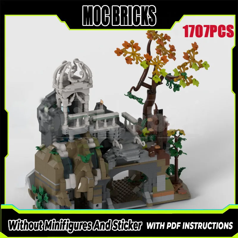 Nuovi blocchi MOC, modelli di costruzione, prodotti di espansione Rivendell, giocattoli modulari per bambini, regali, set di assemblaggio fai-da-te