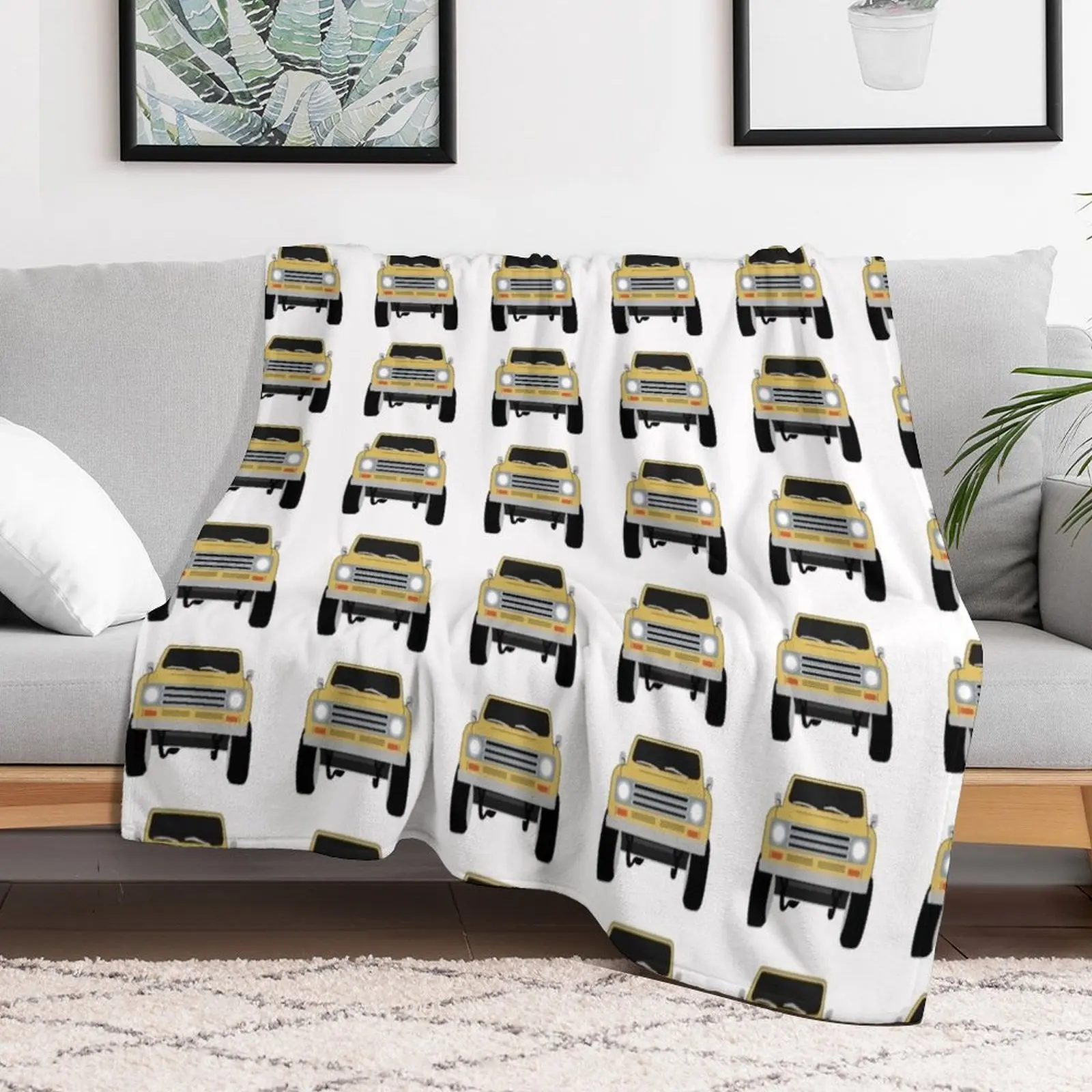 Yellow International Scout Throw Blanket Soft Blankets For Sofas Blankets