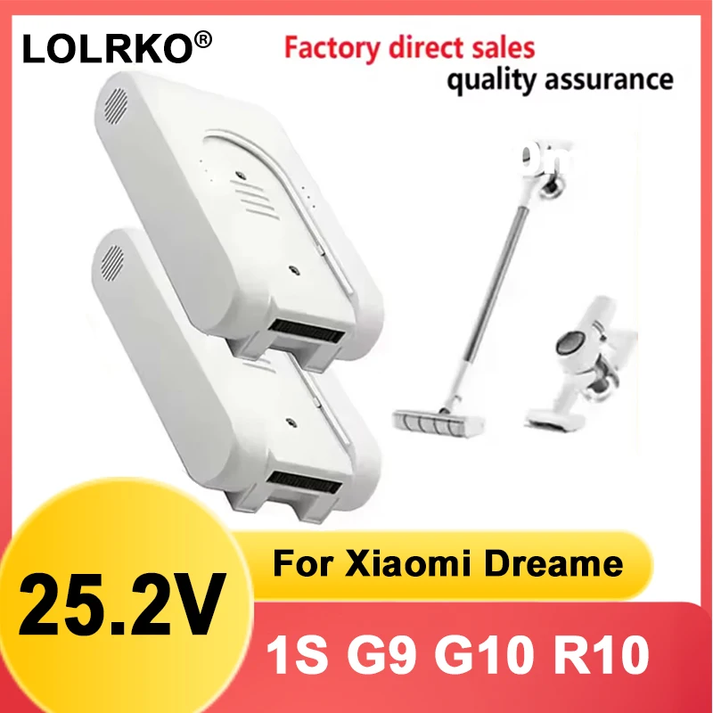 Für Xiaomi G9 G10 1S R10 Staubsauger Teile Lithium-Ionen Akku 25,2 V 5000 mAh P2046-7S1P-BC