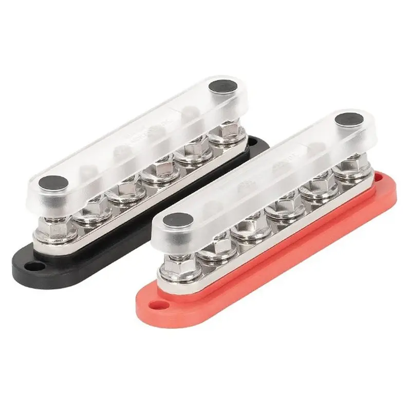 LLCS-M10 Terminal Studs 300A For Automotive 12V Distribution Block Negative Bus Bar 6 X 3/8