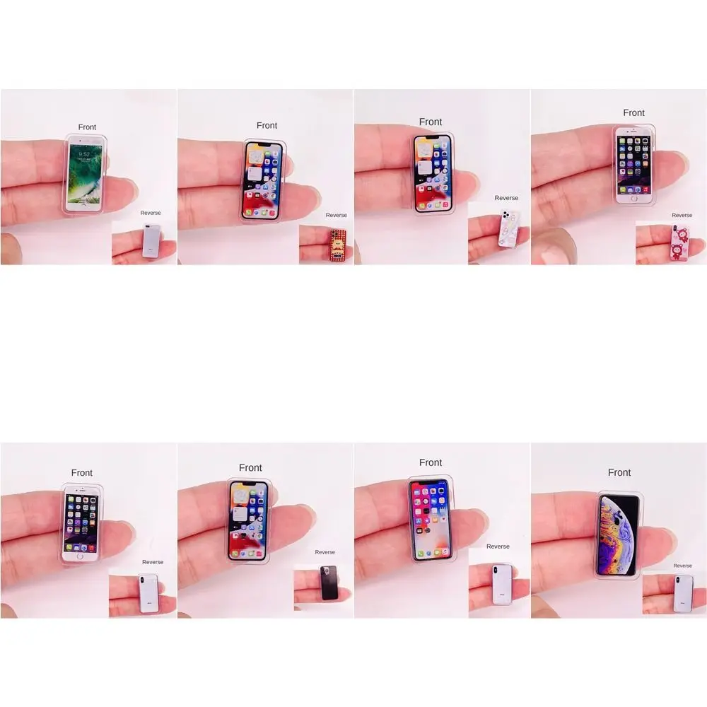 1:12 1:12 Teléfono en miniatura Teléfono BJD en miniatura Casa de muñecas Modelo de teléfono móvil Decoración de casa de muñecas Casa de muñecas Cosas en miniatura