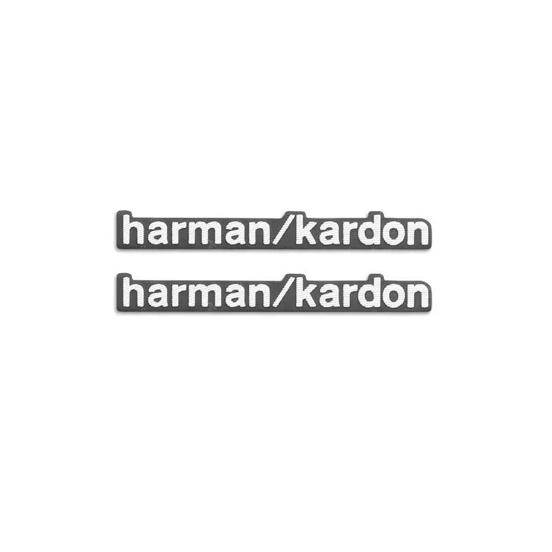 Harman Kardon Emblem Aluminium 3D Auto-Audio-Aufkleber für BMW M Renault Toyota Ford Skoda Opel Mitsubishi Hyundai Tesla Audi RS