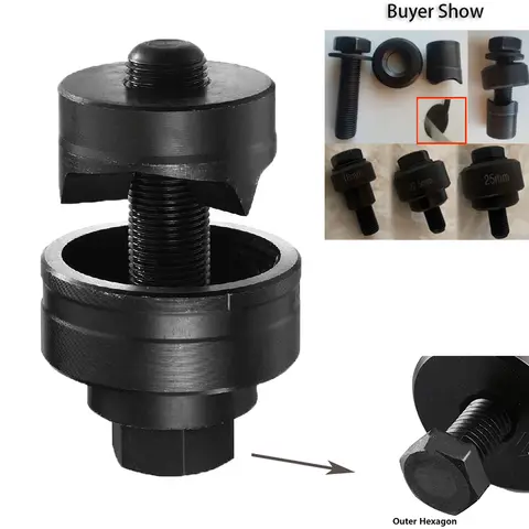 16mm-50mm Hole Punch Bearing Steel Sheet Metal Saws Hole Opener Anti-slip Woodworking Punching Tools Metal Hole Saws Accessories