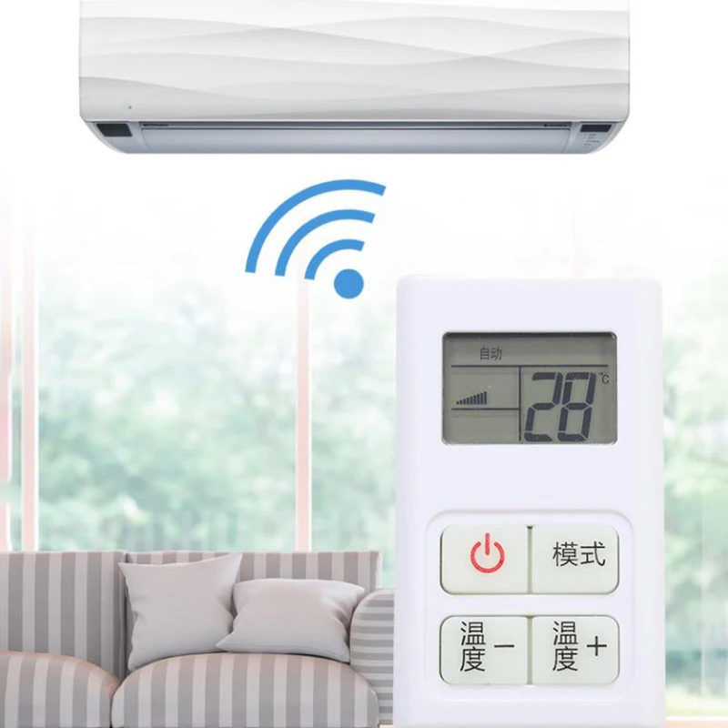 Universal Air Conditioner Remote Control Mini Portable Lanyard Universal Gree Midea Haier Zhigao