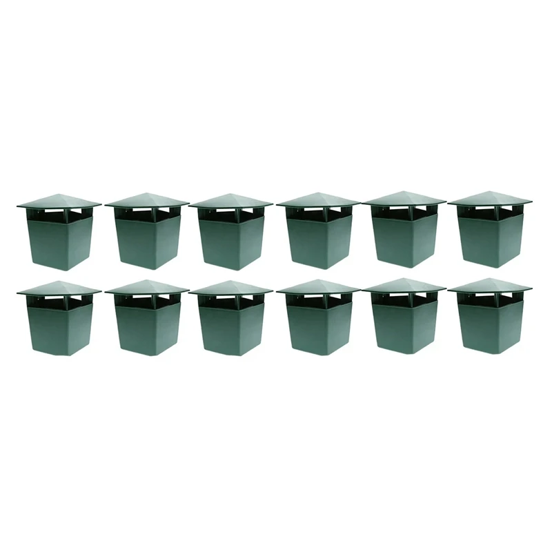 12Pcs Reusable Bait Snail Traps Garden Pest Catch Trap Safe Gardening Slugs Snails Catcher Eco-Friendly Snail Cages