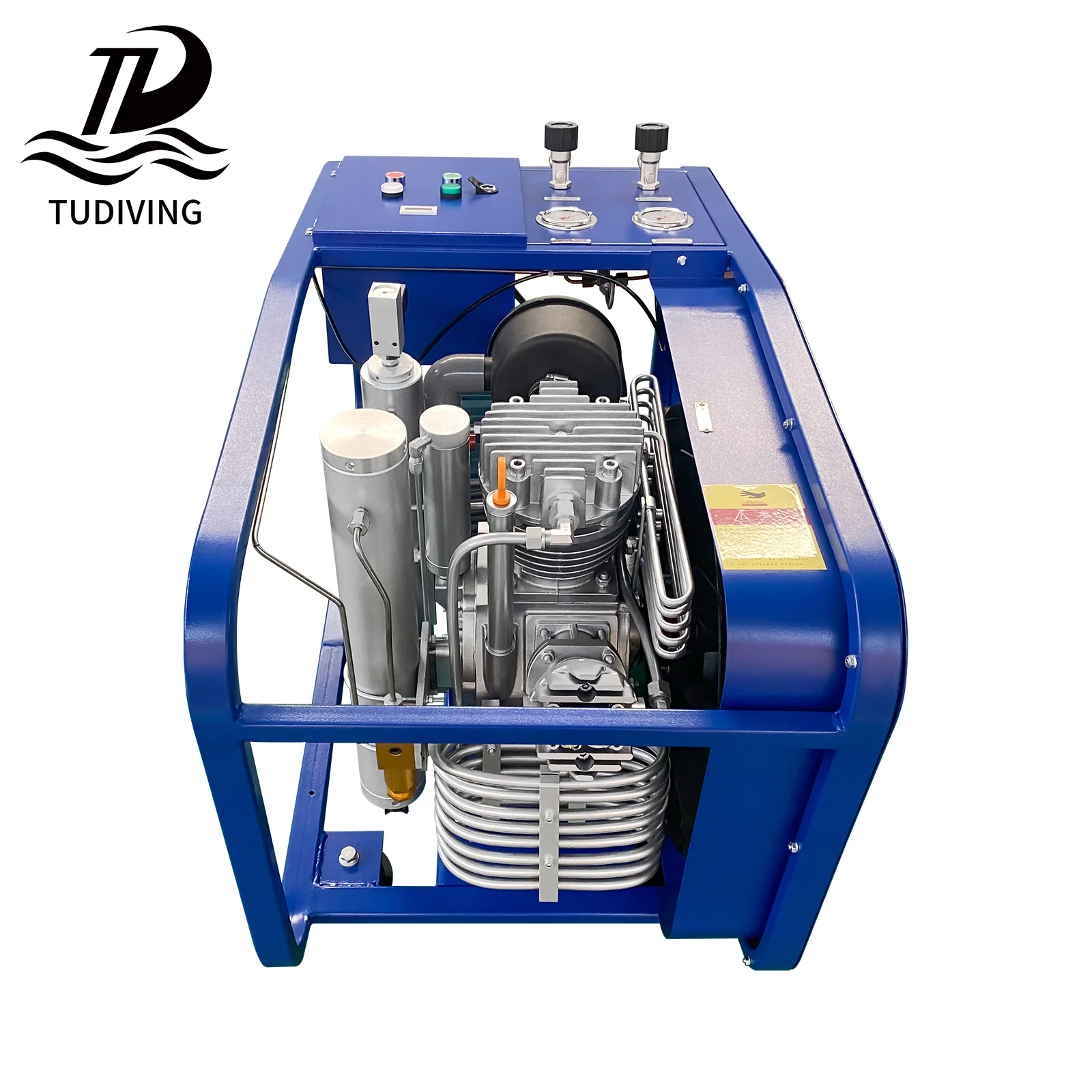 TUDIVING High-Capacity Efficiency Inflation High Pressure 200L 5.5KW Electric 4500psi Swimming Air Compressor For Scuba Diving