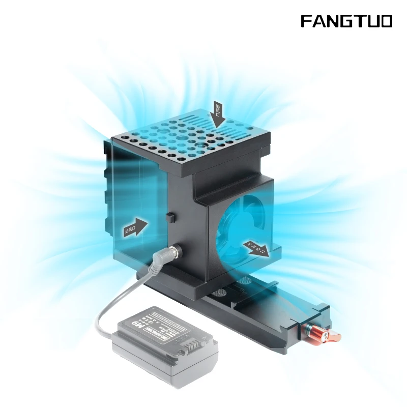 

Подходит для Panasonic Lumix S5M2 X S5M GH4 GH5 S GH6 GH7 S1H S1M2 E камера клетка для кролика расширеет 6-канальный источник питания FANGTUO