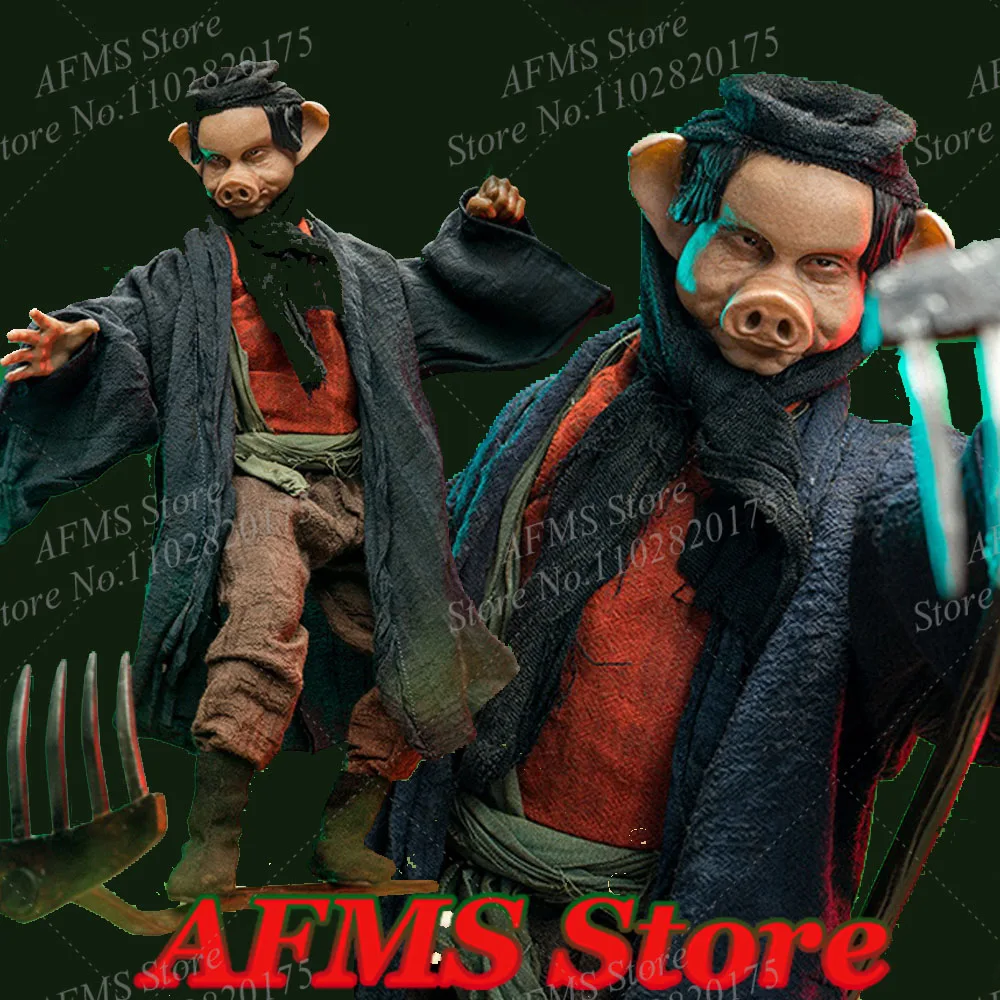 DarkSteel Toys DSA-004 1/6 Scale Collectibles Figure Pig Marshal  The Journey To The West Dolls 12Inch Men Action Figure Soldier