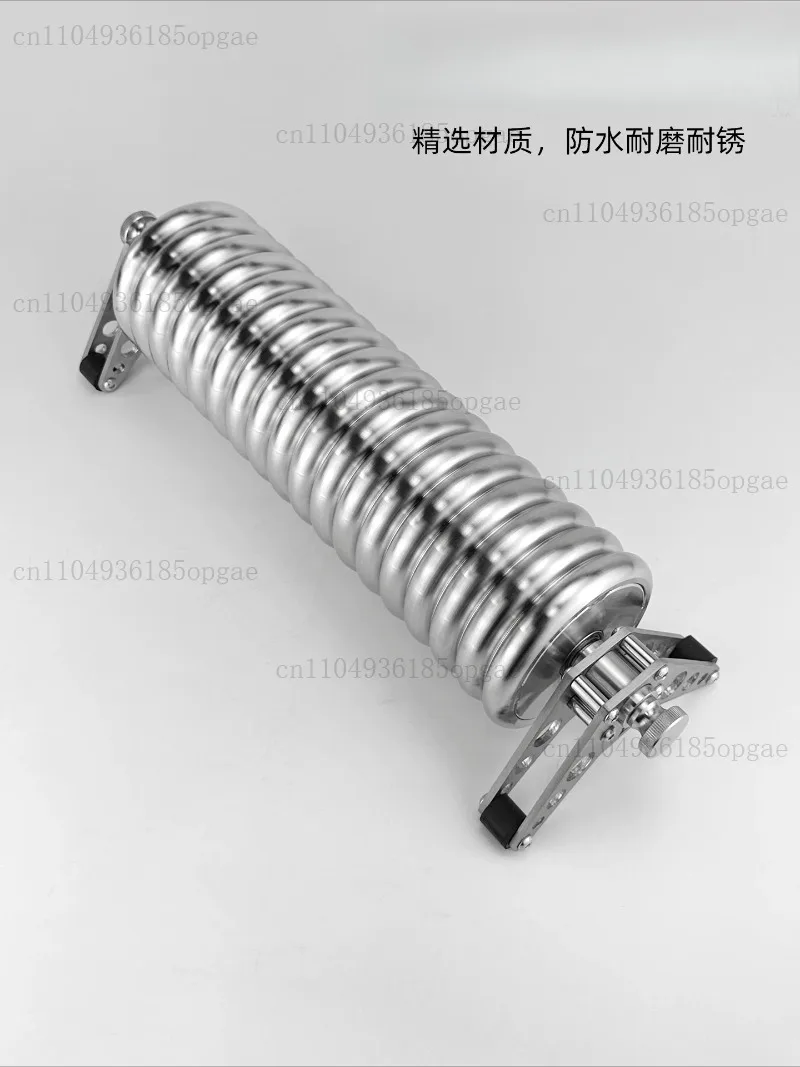 Stainless Steel Bracket Massage Roller Muscle Relaxation Roller Fixed Thin Leg Sports Roll Back Beginner Massage
