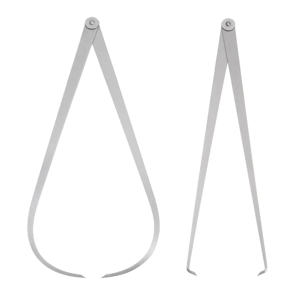 

Free Shipping-2pcs Firm Joint Inside/Outside Caliper 600mm 24 Inch Tool Steel Firm Friction Joint Internal Measurement Tool for
