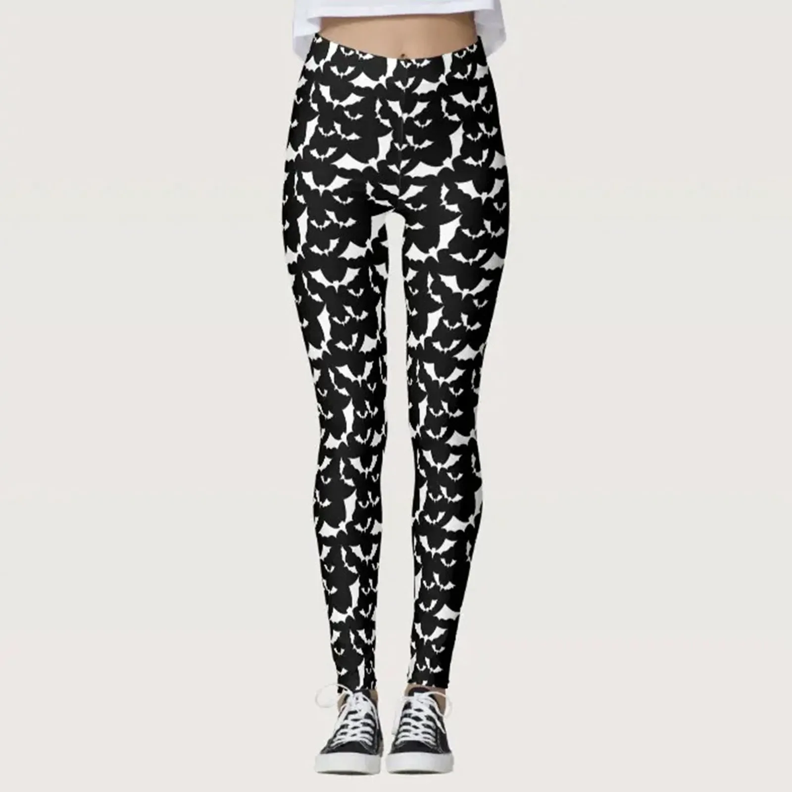 Pantalones de Yoga estampados para mujer, mallas elásticas de cintura alta, ajustadas, para correr, Fitness, novedad de 2024