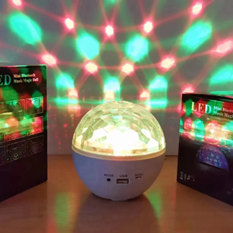 LED ใหม่ RGB สีเปลี่ยนแบตเตอรี่ขับเคลื่อนลําโพงเพลงเด็ก Night Light รีโมทคอนโทรล Led Magic Ball สําหรับงานปาร์ตี้