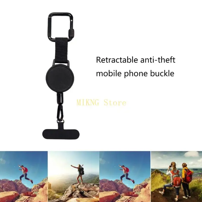 علامة تبويب الهاتف العالمي TOTER ANTITHEFT Tether Tether Wrist Lanyard Patches أفضل بيع