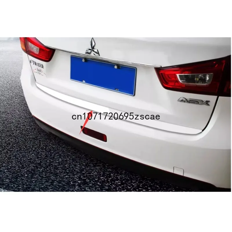 For Mitsubishi ASX 2013-2016-2018-2019 2020 2021 Stainless Steel Tailgate Garnish Molding Strip Rear door trunk cover