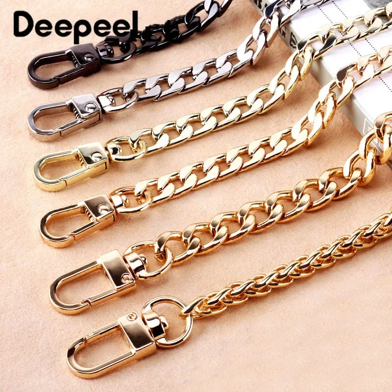 1Pc  20/100/120cm Metal Purse Chain Bags Strap Replacement Shoulder Crossbody Bag Straps Wallet Handle DIY Hardware Accessories