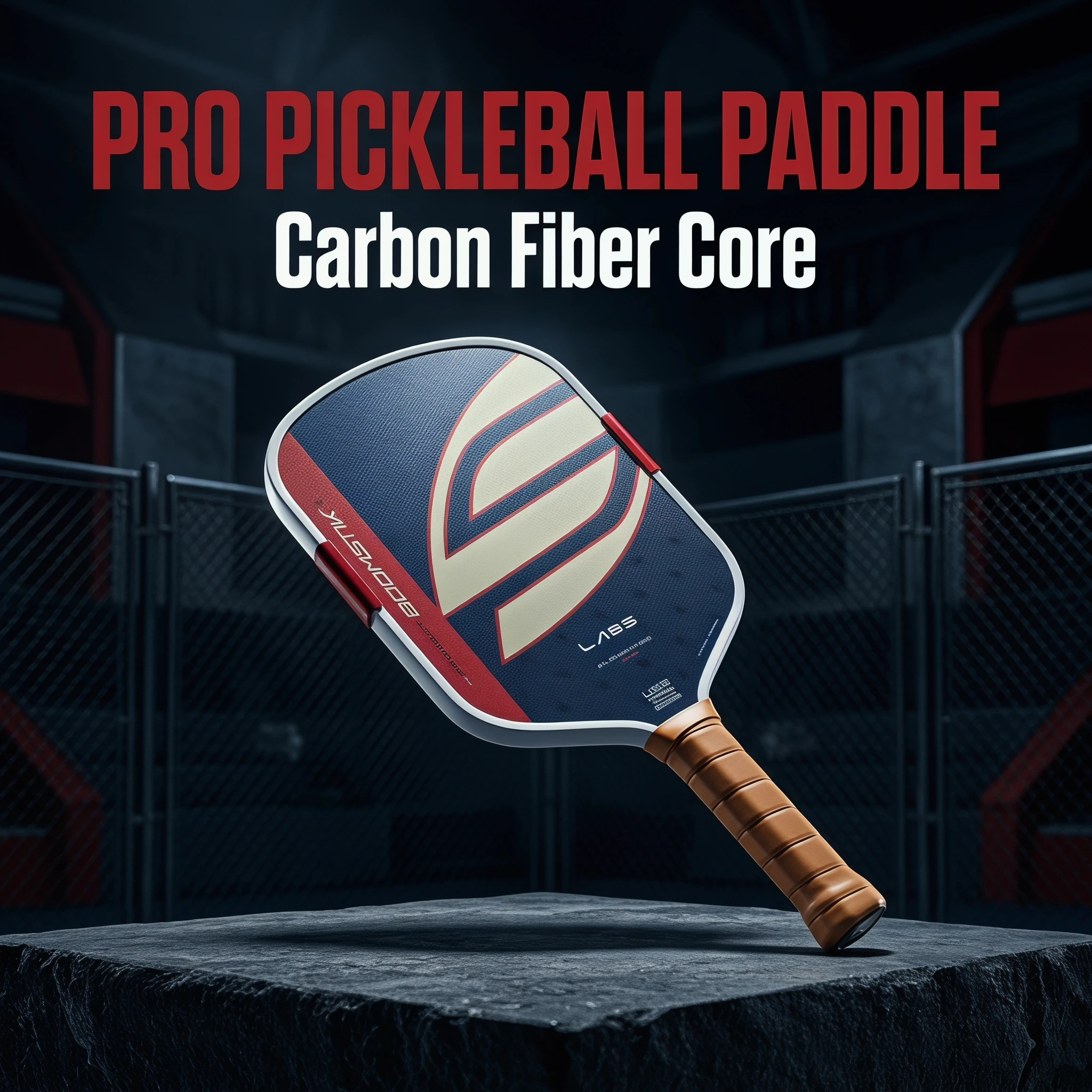 

SLK Boomstik 1776 Capsule Pickleball Paddle Interior 16mm Foam Core Never Broken BoomCore Foam Carbon Fiber Rough Surface