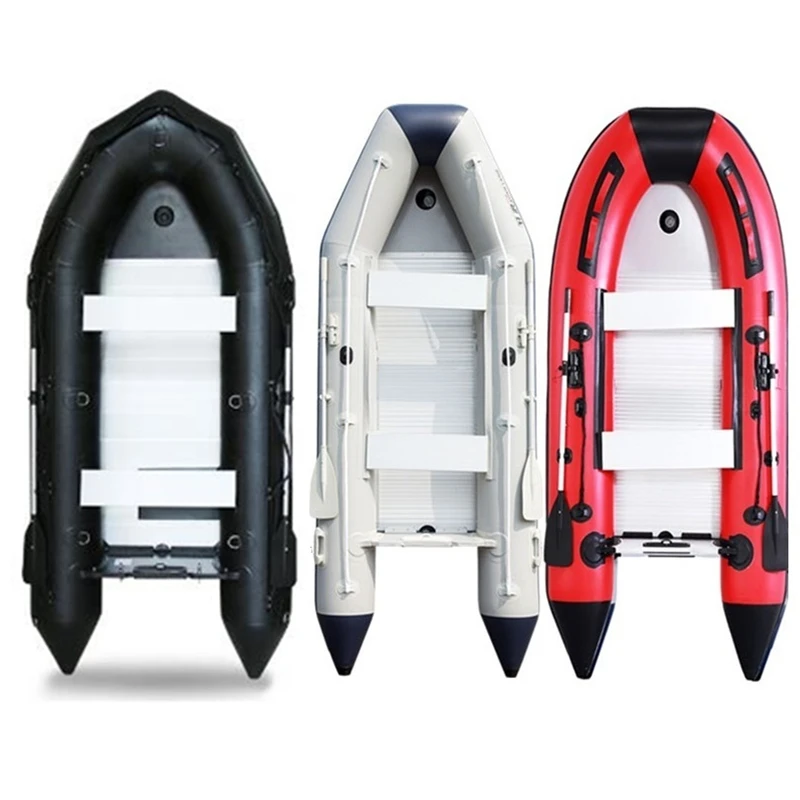 

Hot 4.3m Inflatable Fishing Boat with Ce Certified PVC Material Raft and Aluminum Floor Rubber Boat for Sale