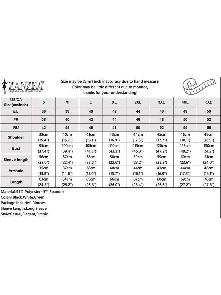 بلوزة كلاسيكية منقطة للسيدات بحافة مكشكشة وخياطة من الدانتيل قطع علوية من ZANZEA لقضاء العطلات وياقة على شكل طية صدر السترة قميص للحفلات لخريف 2024