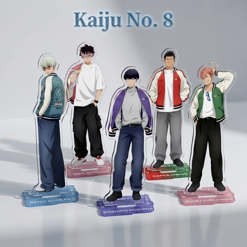 

Kaiju No 8 Kafka Hibino Gen Narumi Anime Acrylic Stand Keychain Cute Cartoon Figure Desktop Decor Character Merch