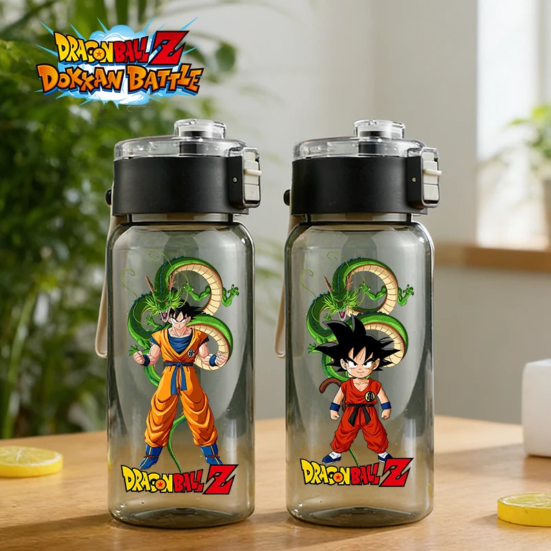 

New Dragon Ball Boy Water Bottle Goku Print Portable Sports Water Cup Man Handy Cup Outdoor Travel Water Bottle Cup Child Gift