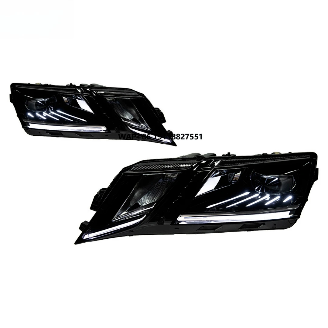 

For Skoda Octavia 2017-2019 New 12V 6000K High-End Daytime Running Light Turn Signal Lens Assembly LED Headlight