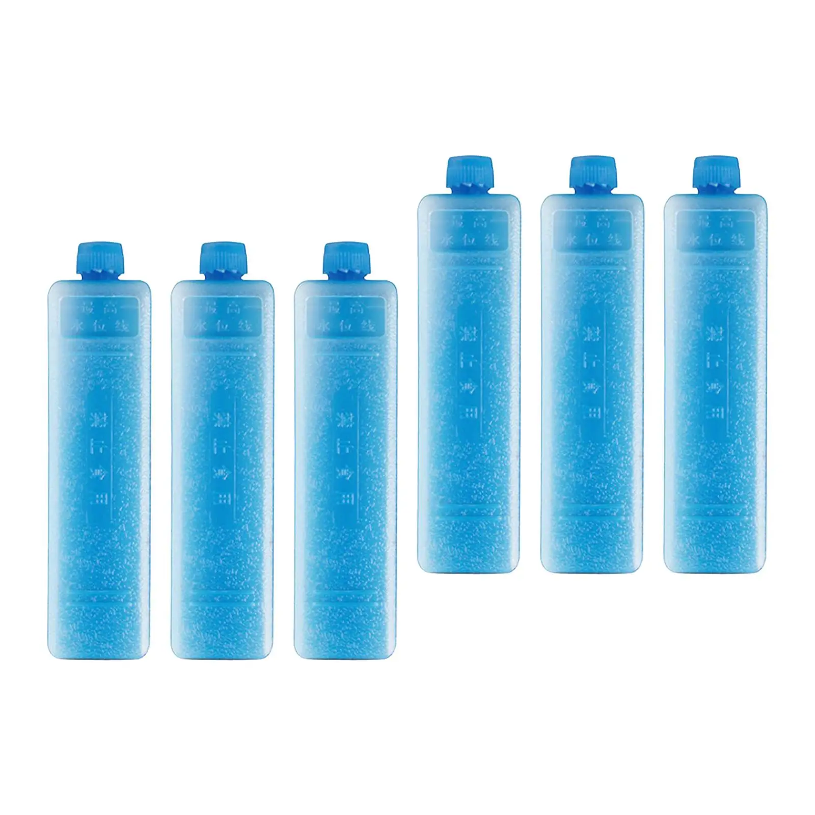 Portable Ice Pack Blocks for Cool Box Freezer Reusable Long Lasting Cold Gel Bricks for Camping Picnic Fishing Travel Food