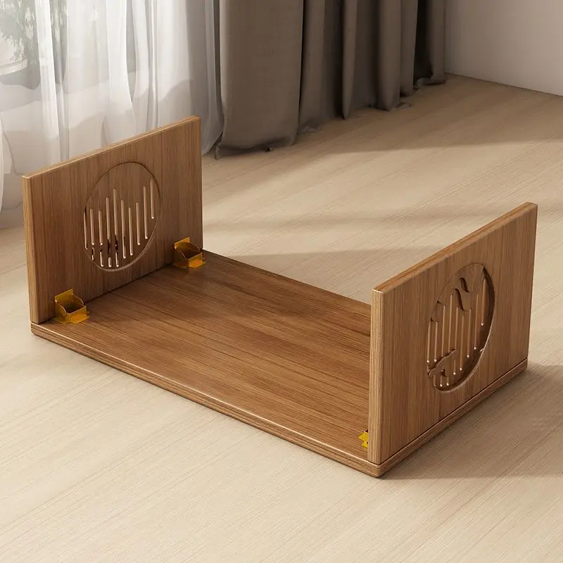 Versatile Bamboo Folding Table - Japanese Style, Perfect for Bedroom & Study, Durable Low-Rise Design with Smooth Finish