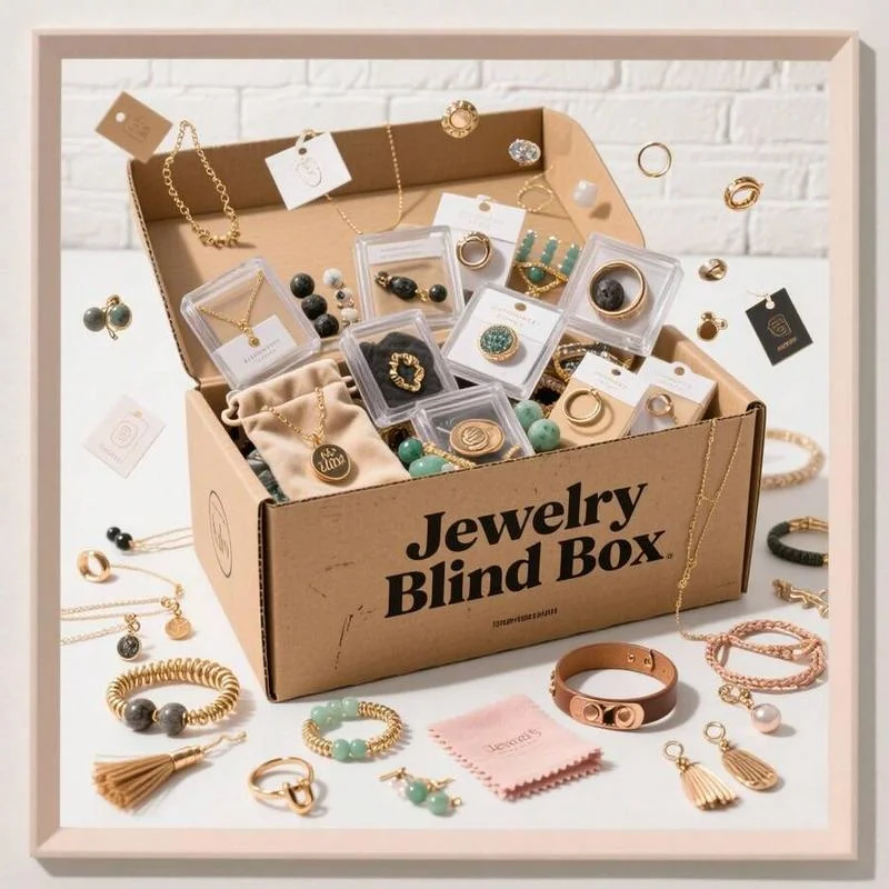 

Random 1/10/30/50 Pieces Cute Jewelry Set Necklace Earrings Rings Bracelets Pendant Women Youth Style Accessory