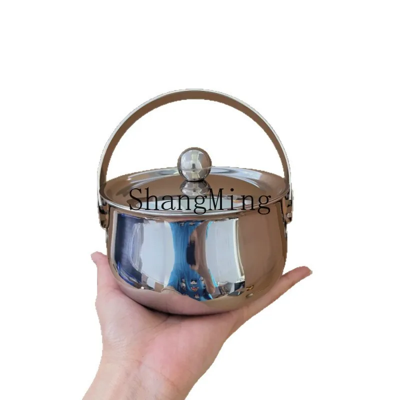 

DSA stainless steel oil tank household high temperature resistant oil tank meat oil pepper tank kitchen container with lid