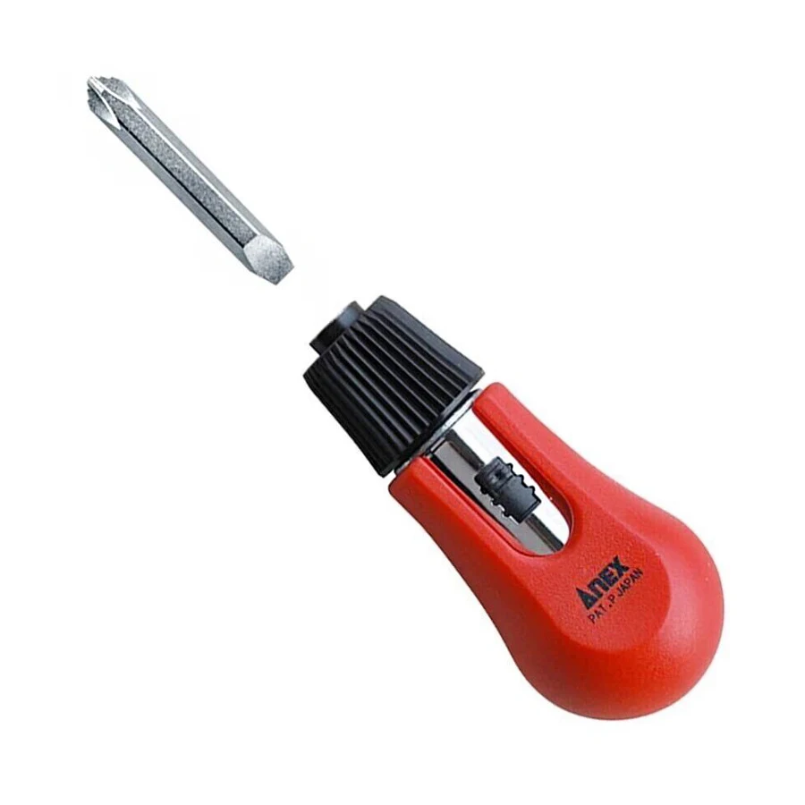 Набор отверток с храповым механизмом ANEX для крестообразных и шлицевых винтов PH1/PH2/PH3/SL6, биты с двусторонней отверткой, ручные инструменты No 290 Набор отверток с храповым механизмом ANEX для крестообразных и шлицевых винтов PH1/PH2/PH3/SL6, биты с двусторонней отверткой, ручные инструменты No 290